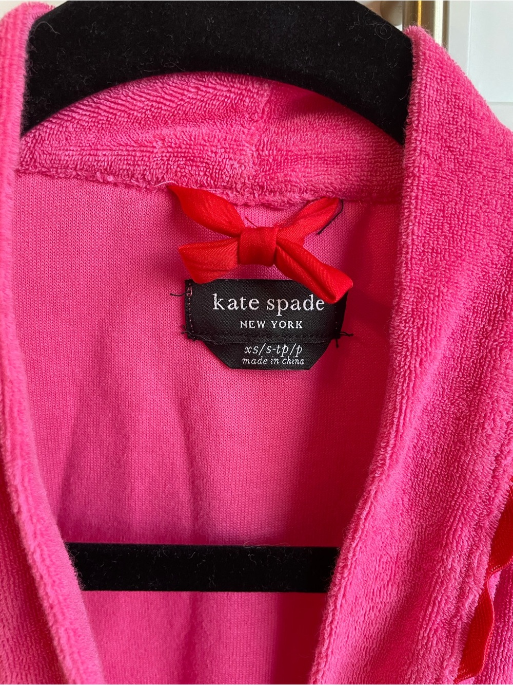 Kate Spade Hot Pink Robe - Picture 3 of 4